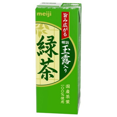 明治 玉露入り緑茶(200ml)